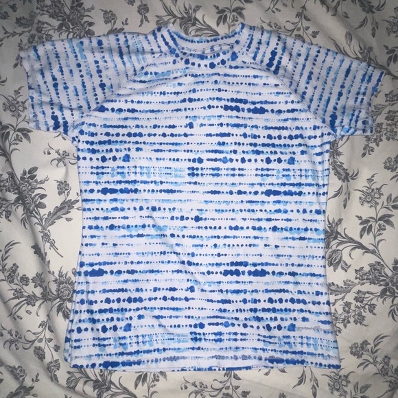 Eddie Bauer Blue and White Kids' 2pcs swim suit - Picture 2 of 5